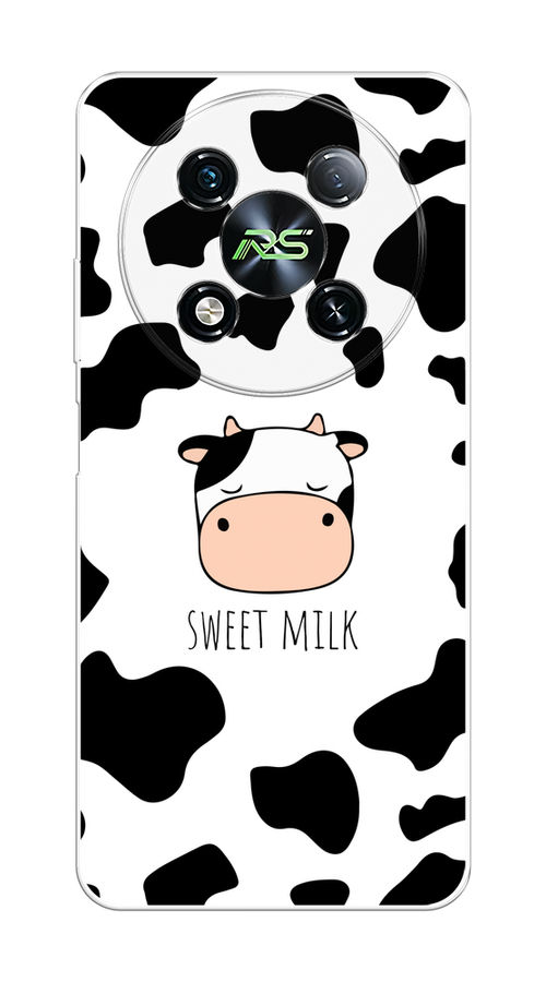 

Чехол на Itel RS4 "Sweet milk", Розовый;белый;черный, 3202150-1