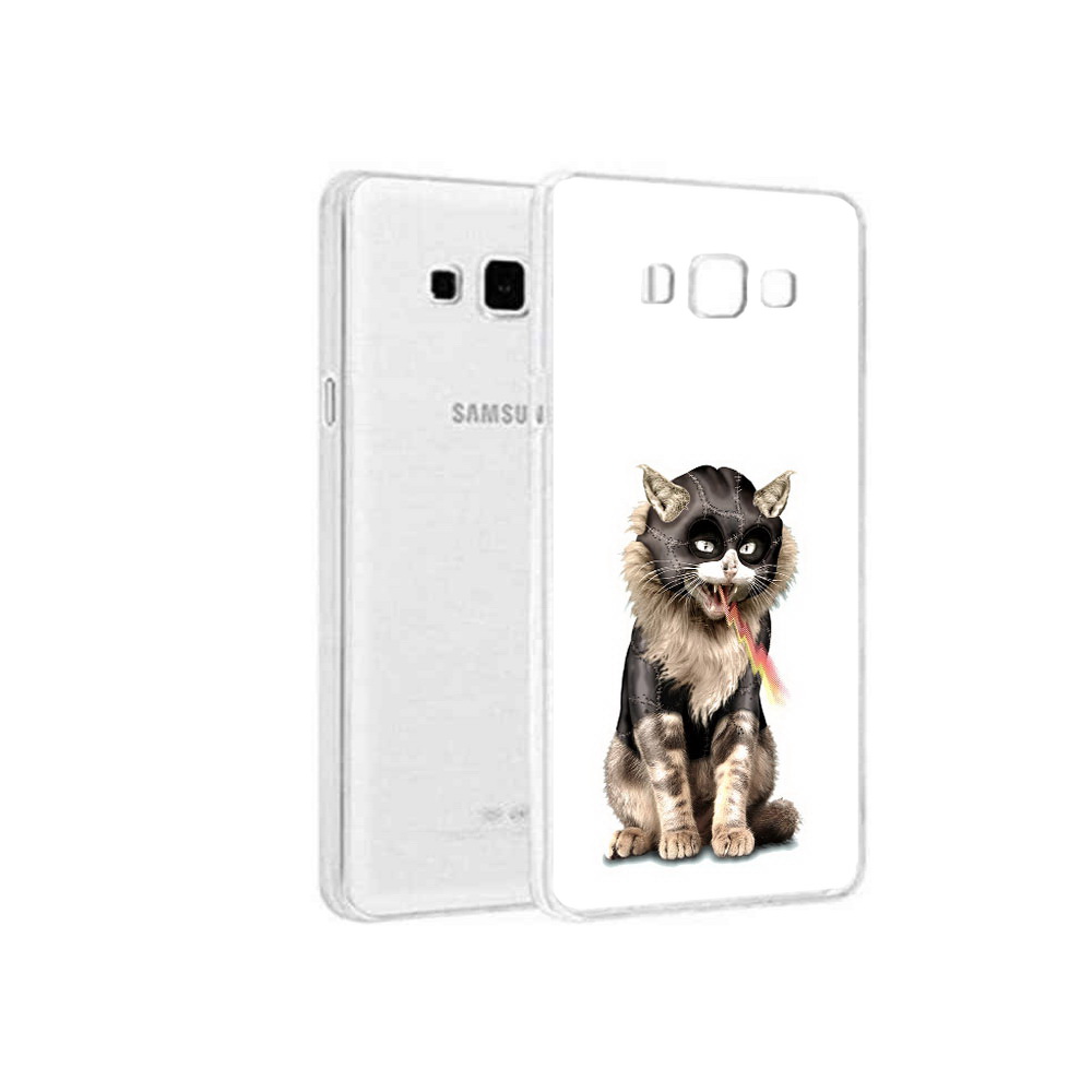 

Чехол MyPads Tocco для Samsung Galaxy On5 дьяволский кот, Прозрачный, Tocco