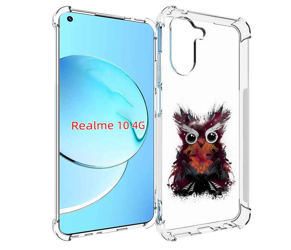 

Чехол MyPads Необычная сова для Realme 10, Прозрачный, Tocco