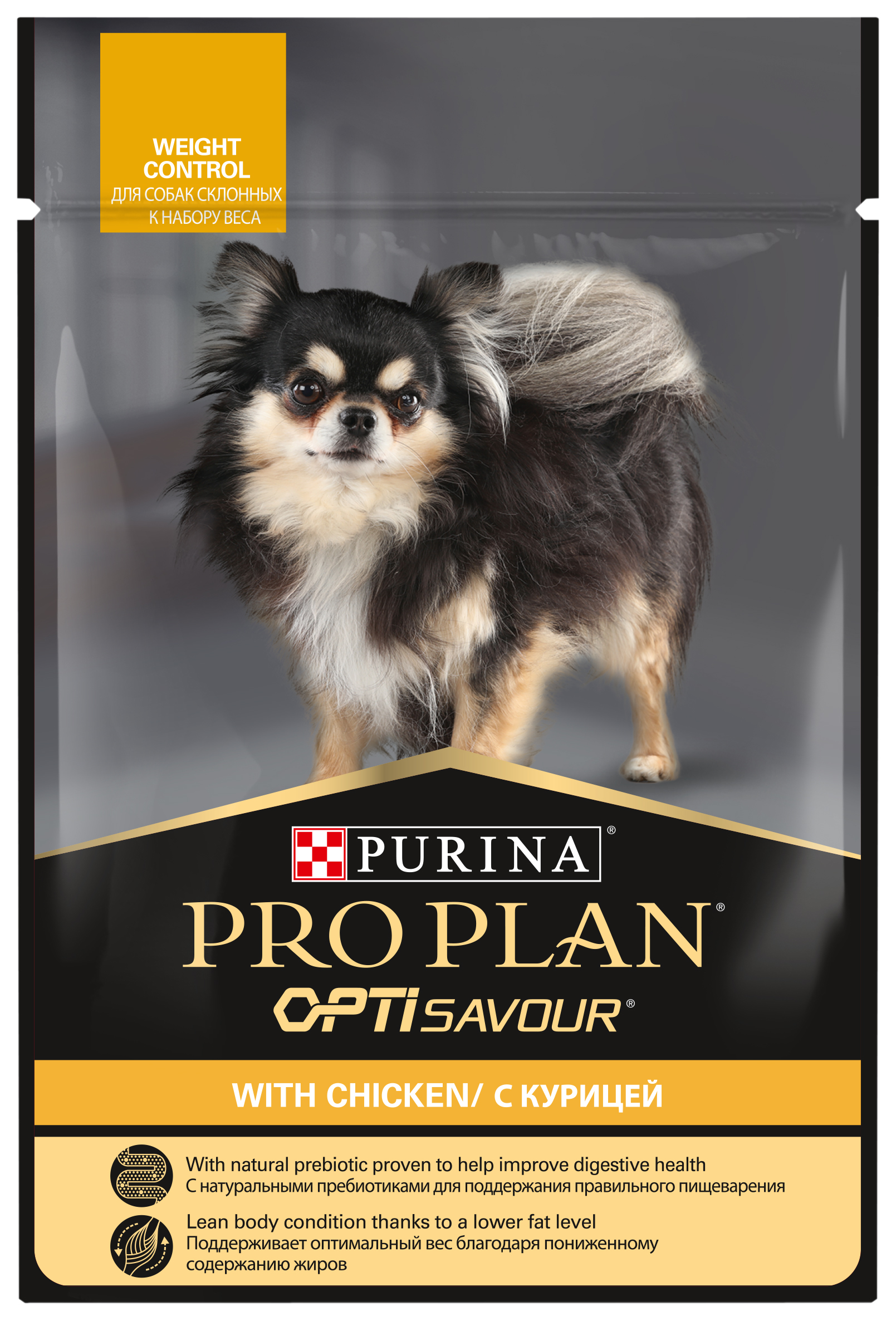 фото Proplan optisavour пауч соус курица 85 гр для собак мелк. и карл. контроль веса 12493543 nobrand