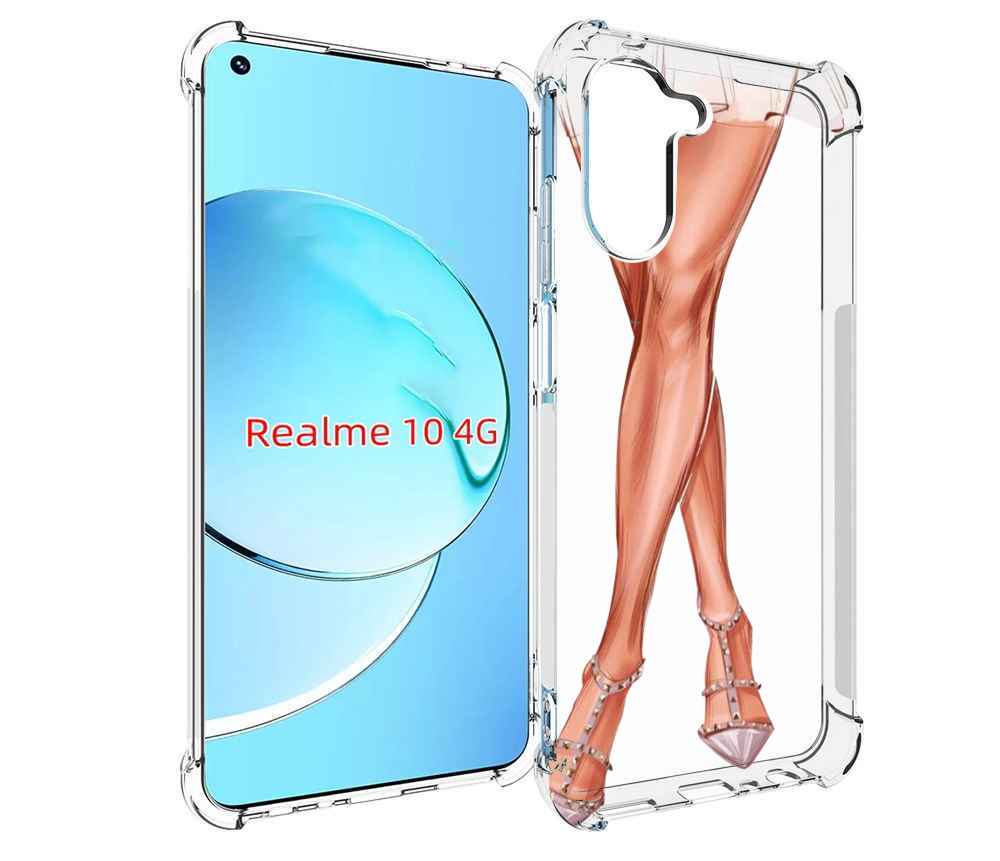 

Чехол MyPads Ножки для Realme 10, Прозрачный, Tocco