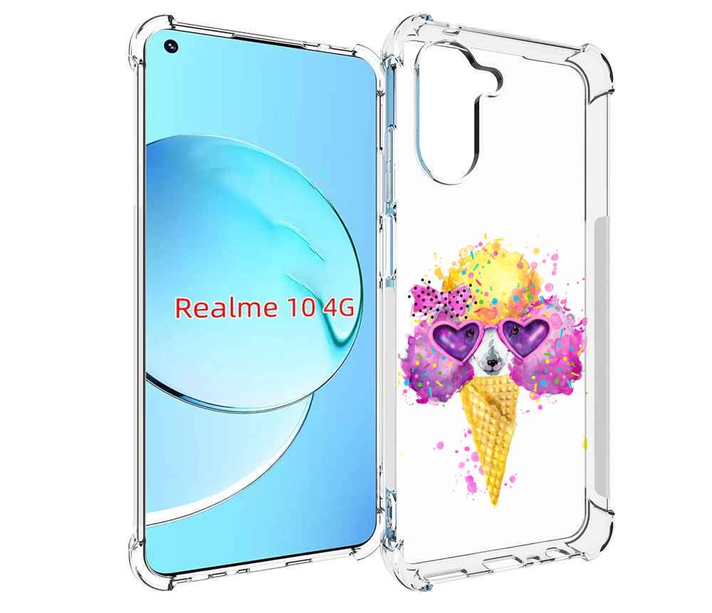 

Чехол MyPads Рожок для Realme 10, Прозрачный, Tocco