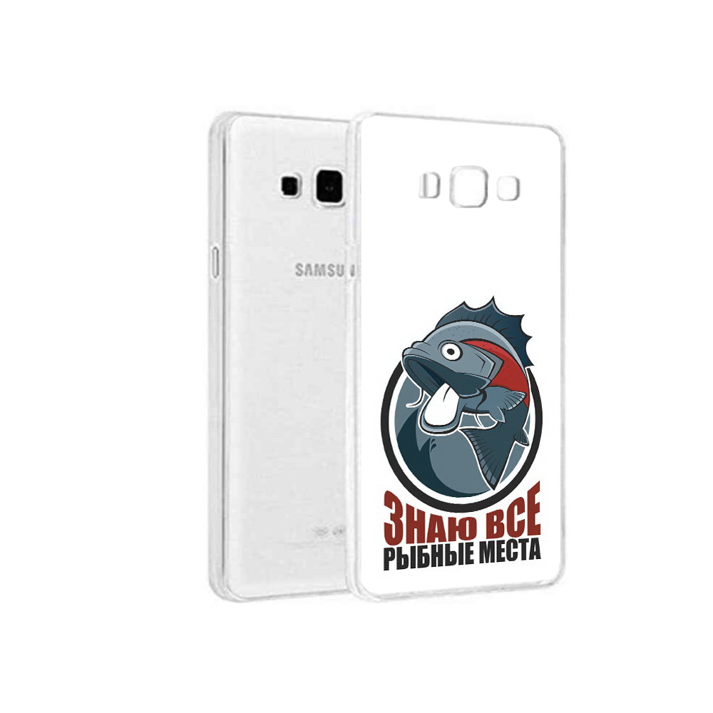 

Чехол MyPads Tocco для Samsung Galaxy On5 знаю все рыбные места, Прозрачный, Tocco