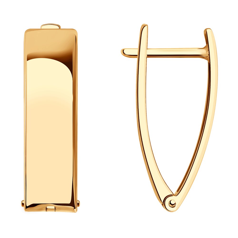 

Серьги из красного золота ЯХОНТ Золотой 239177, 239177