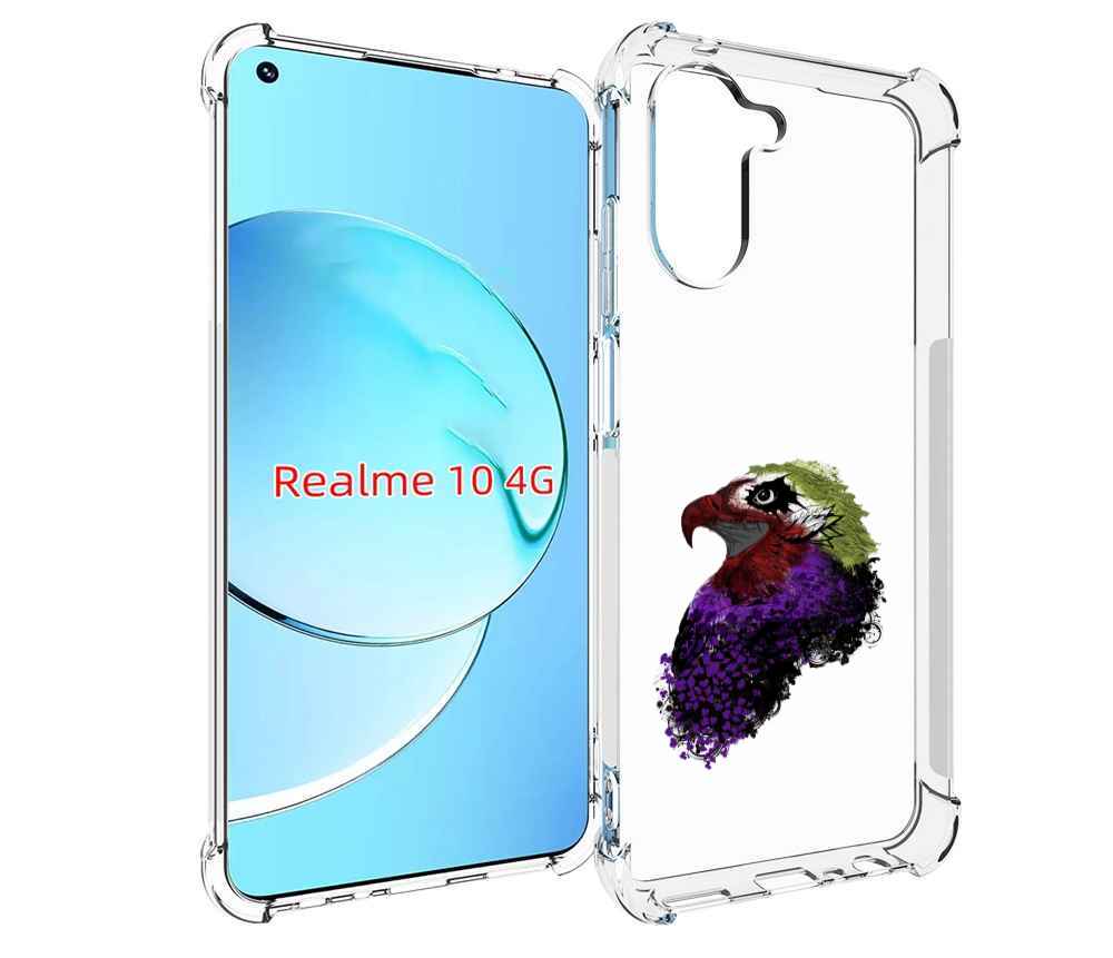 

Чехол MyPads Орел для Realme 10, Прозрачный, Tocco