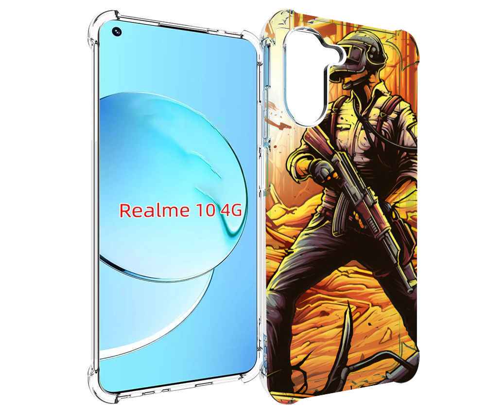 

Чехол MyPads Пабг для Realme 10, Прозрачный, Tocco