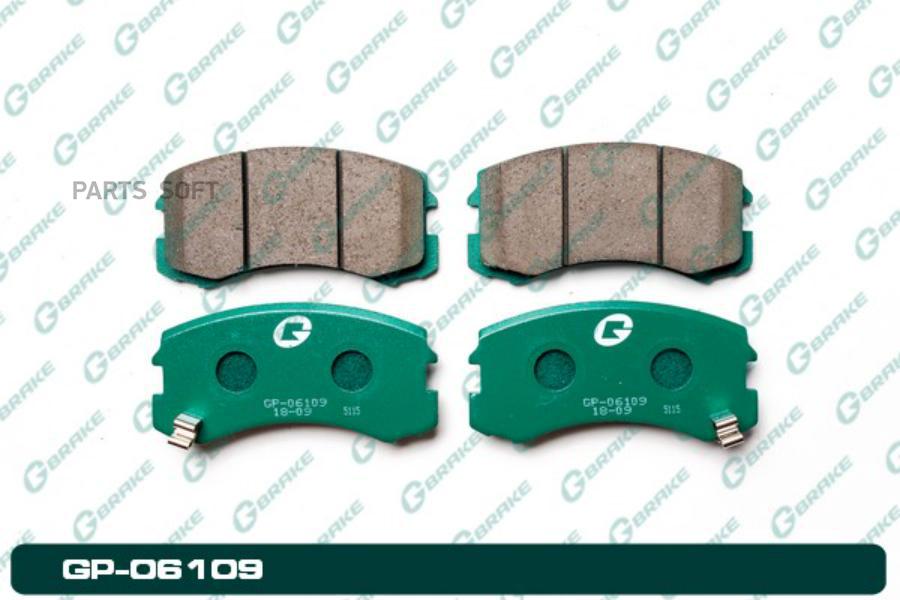 

Тормозные колодки GBRAKE GP06109