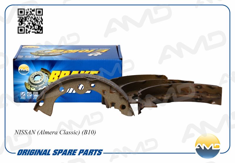 

Колодка барабанного тормоза 44060-95F0B AMD.BF211 AMD для NISSAN Almera Classic B10