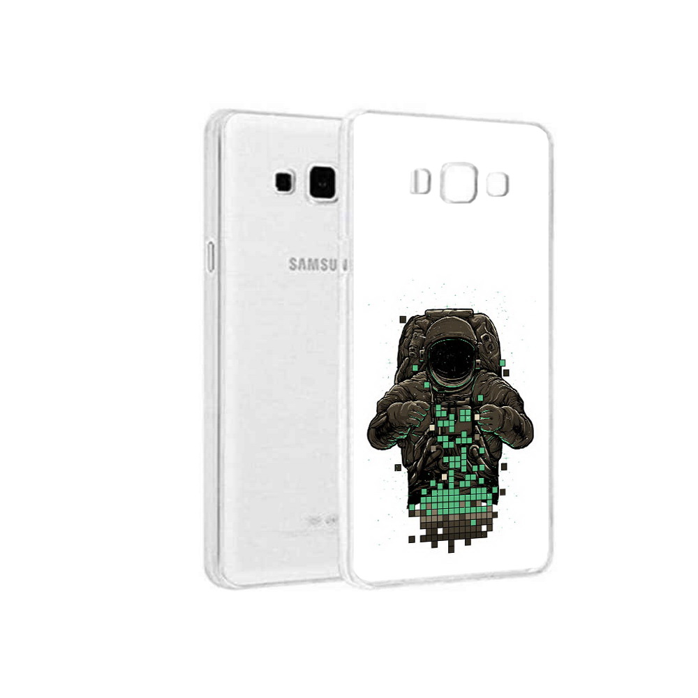 

Чехол MyPads Tocco для Samsung Galaxy On5 космонавт с пикселями, Прозрачный, Tocco