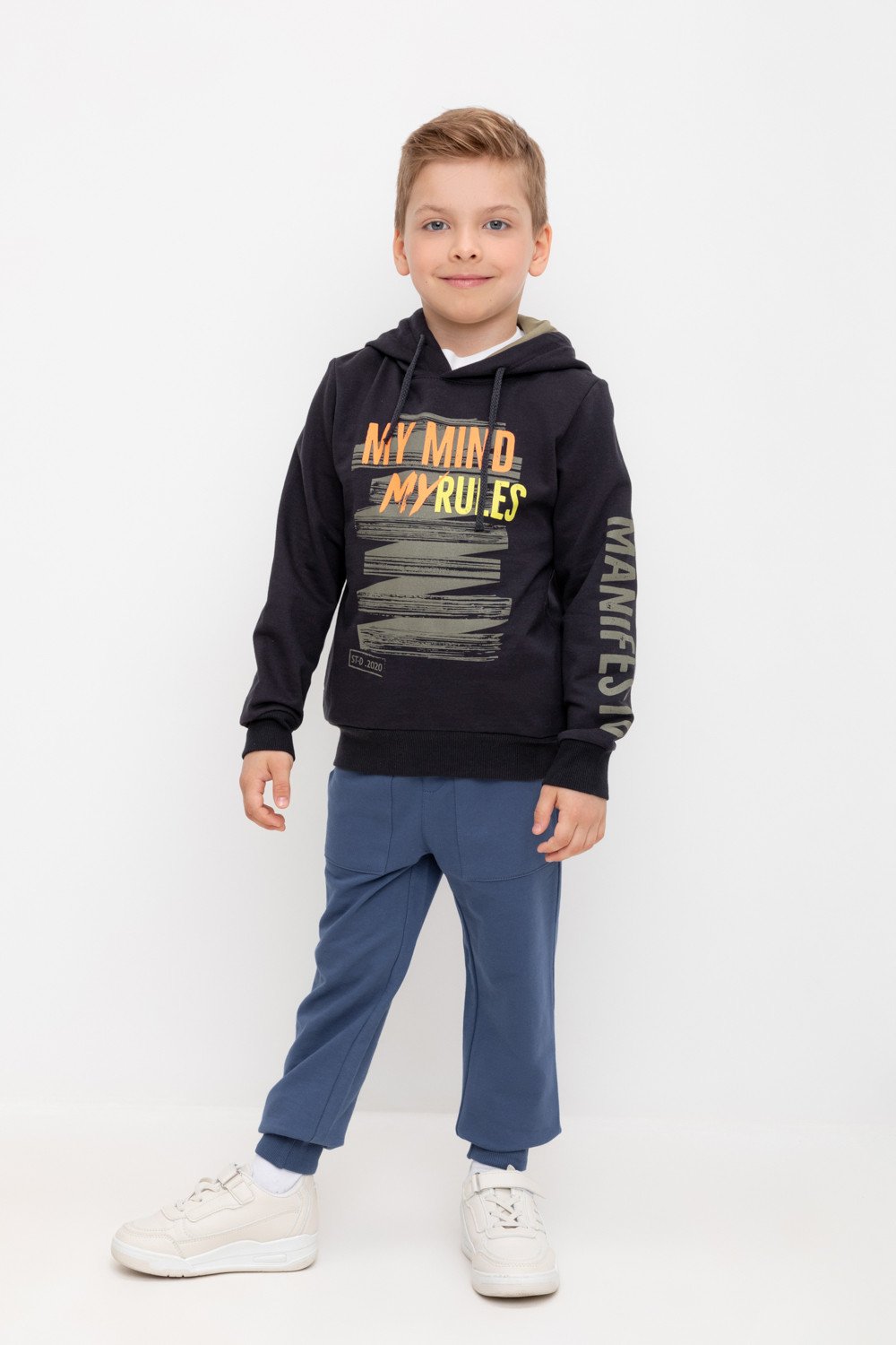 

Брюки детские CROCKID 4620219121660 М 3575, синий, 146, М 3575