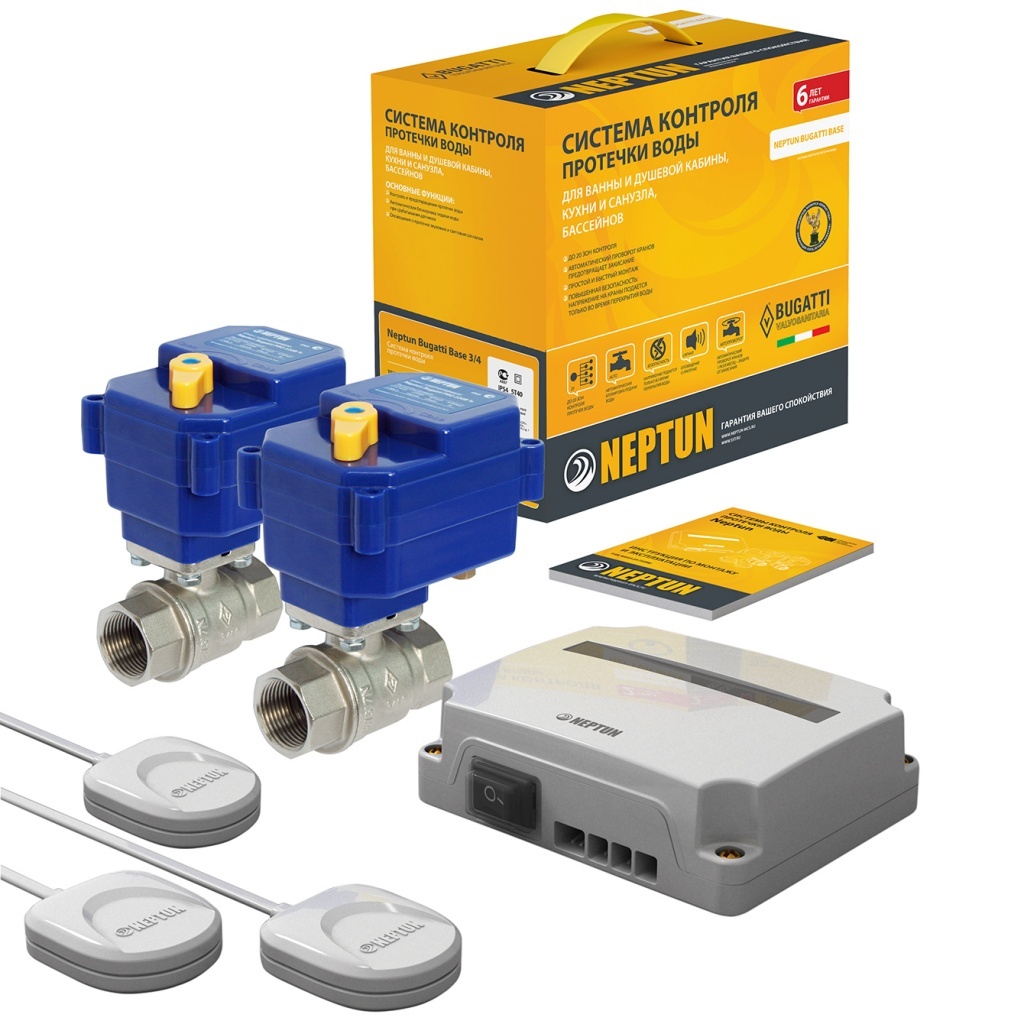 Система защиты от протечек воды Neptun Bugatti Base 3/4 68468446