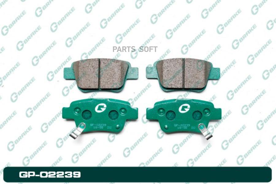 

Тормозные колодки GBRAKE GP02239