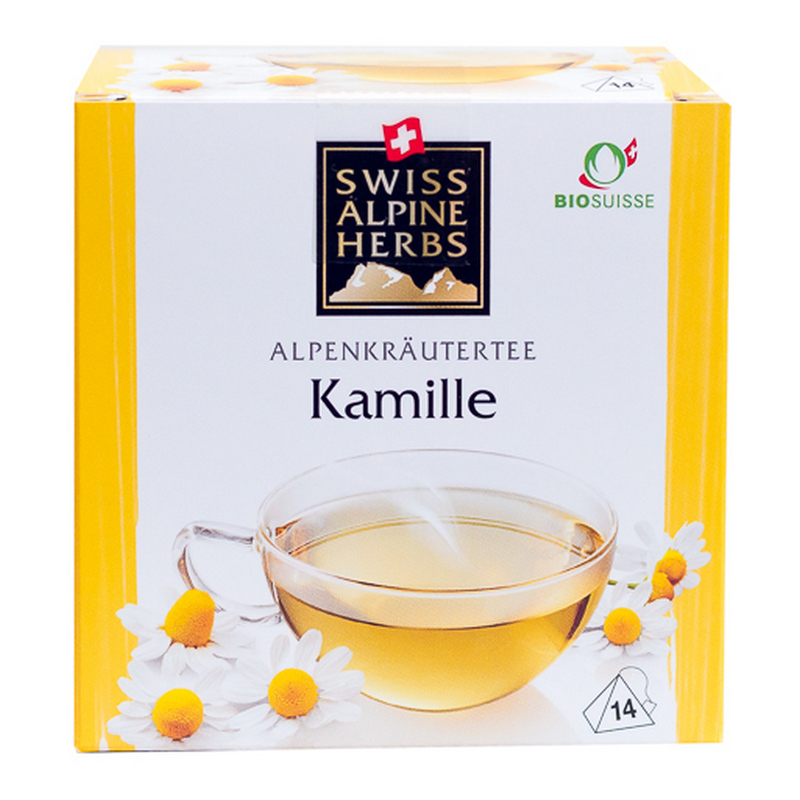 

Чайный напиток Swiss Alpine Herbs "Ромашка", травяной, 14 пирамидок