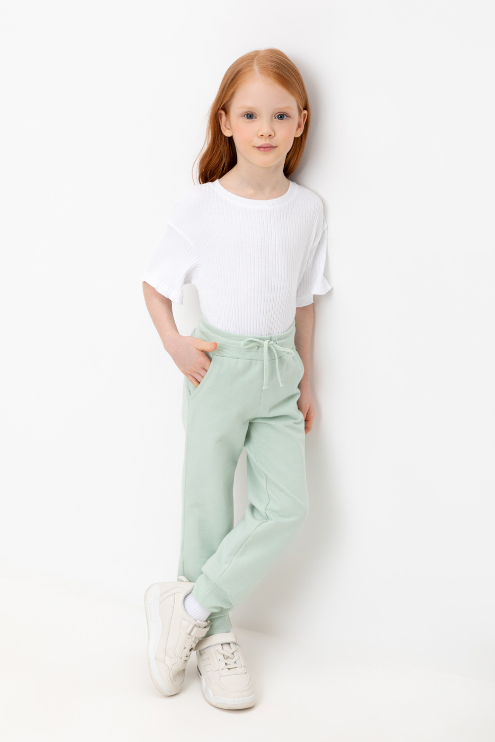 

Брюки детские CROCKID М 2966-6, голубой, 146, М 2966-6
