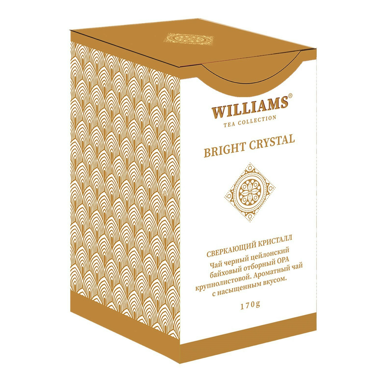 фото Чай williams bright cristal, чёрный листовой, 170 г