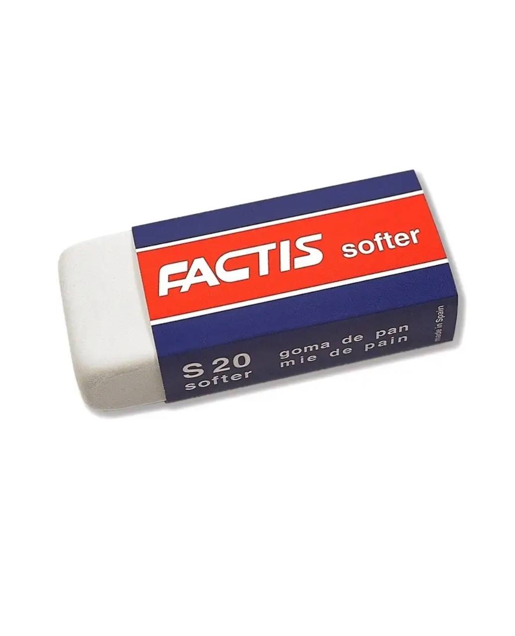 Ластик канцелярский Factis, ПВХ, 1 шт, 2x3x7 см