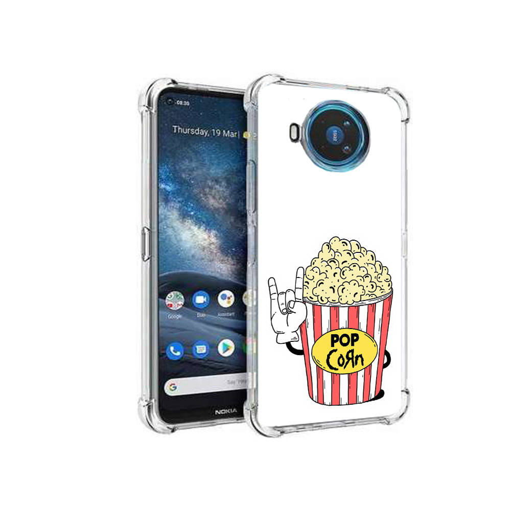 

Чехол MyPads Tocco для Nokia X100 крутой попкорн (PT227057.109.427), Прозрачный, Tocco