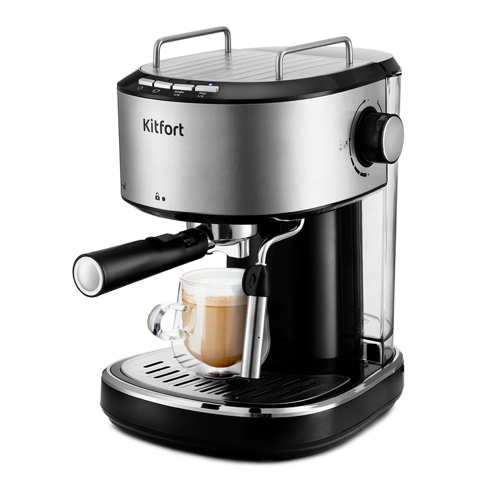 Кофеварка рожкового типа Kitfort КТ-754 кофеварка рожкового типа kitfort kt 743