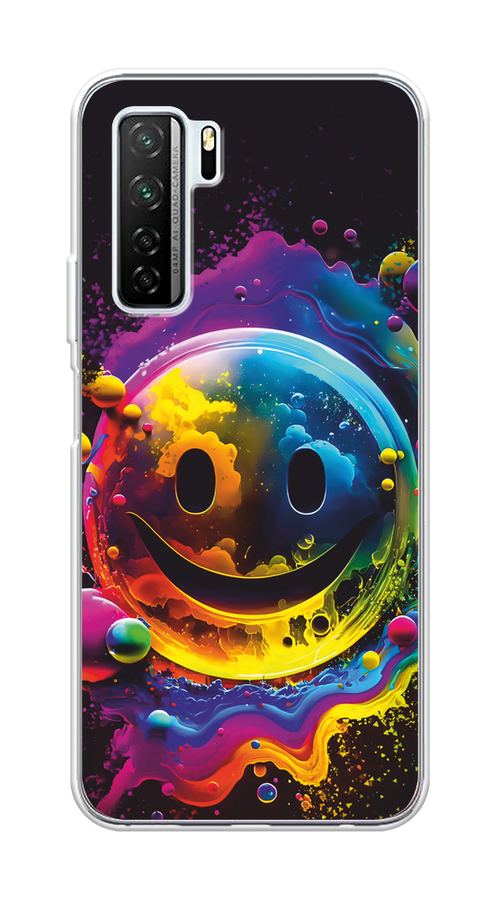 

Чехол Awog на Honor 30S Global, Huawei P40 Lite 5G/Nova 7 SE "Кислотный смайл", Фиолетовый;желтый;синий, 6103050-1