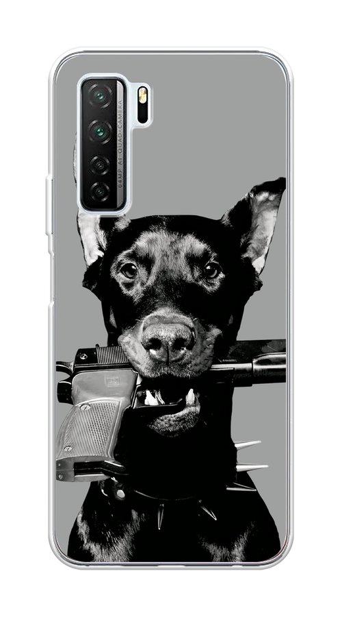 

Чехол Awog на Honor 30S Global, Huawei P40 Lite 5G/Nova 7 SE "Доберман", Серый, 6103050-1