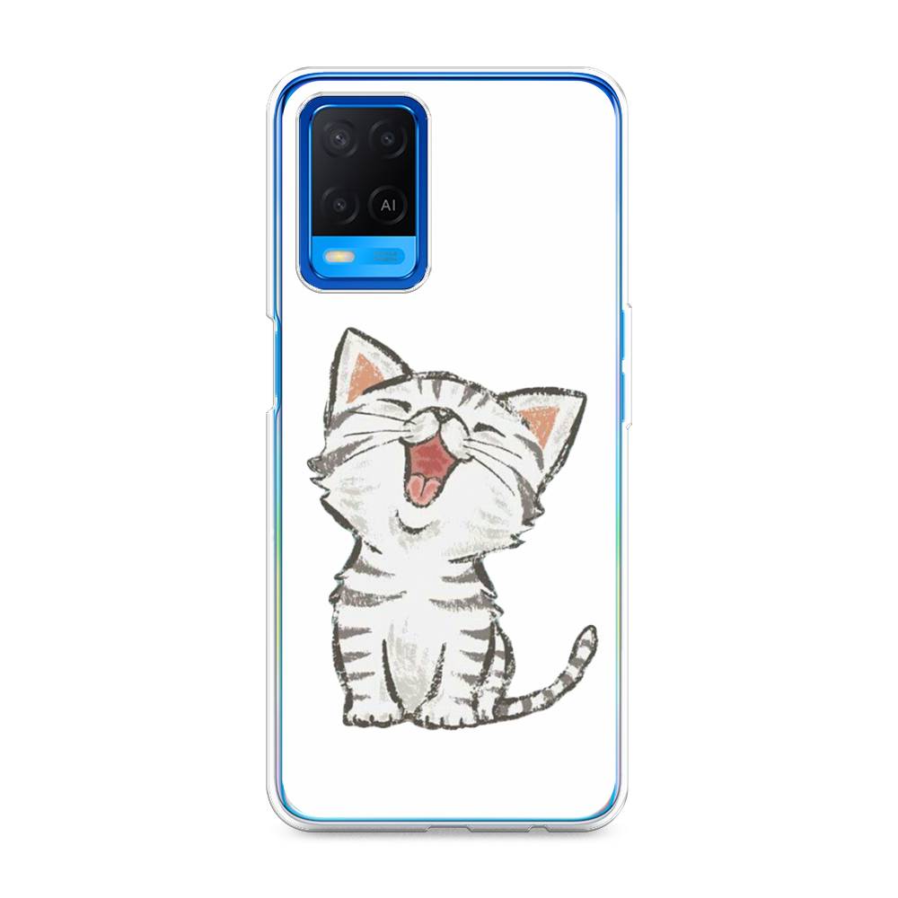 

Чехол Awog на Oppo A54 "Котенок рисованный", Разноцветный, 256150-1
