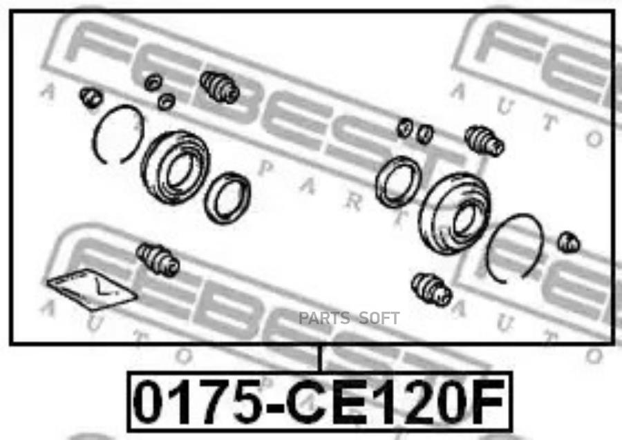 

FEBECT 0175CE120F Ремкомплект тормозного суппорта | перед прав/лев |