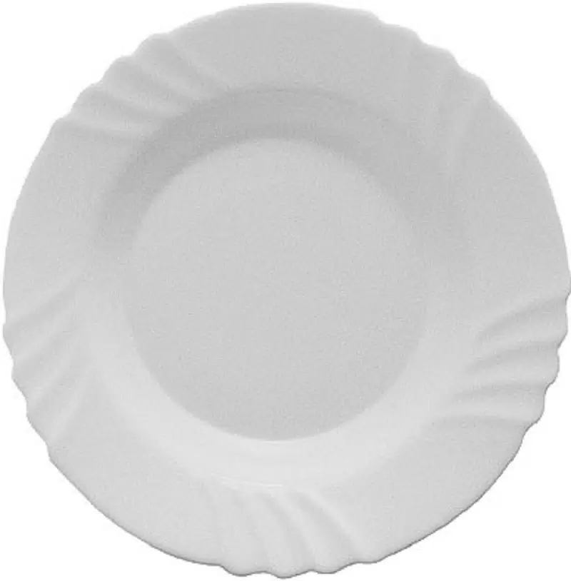 

Тарелка Bormioli Rocco Эбро 500мл, 235х235х30мм, стекло, белый, Эбро