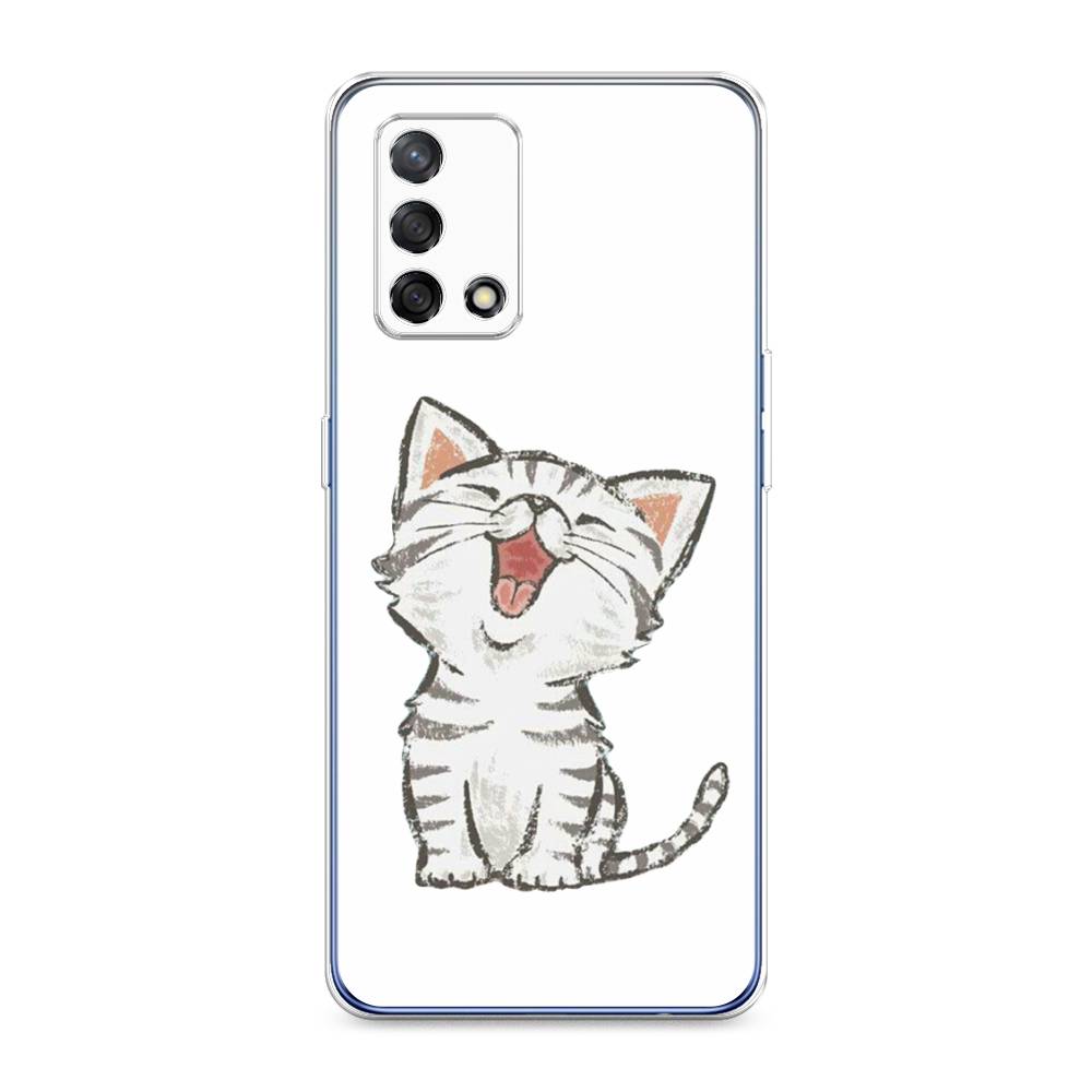 

Чехол Awog на OPPO A74 4G/F19 "Котенок рисованный", Разноцветный, 256050-1