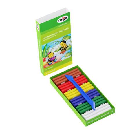 

Пластилин восковый Гамма арт. 106290, 6 цв. х 10 уп.