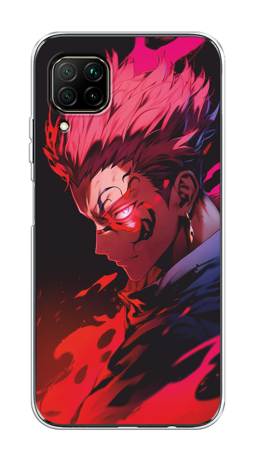

Чехол Awog на Huawei P40 Lite/Nova 6 SE/Nova 7i "Взгляд Сукуны", Розовый;красный;черный, 611850-1