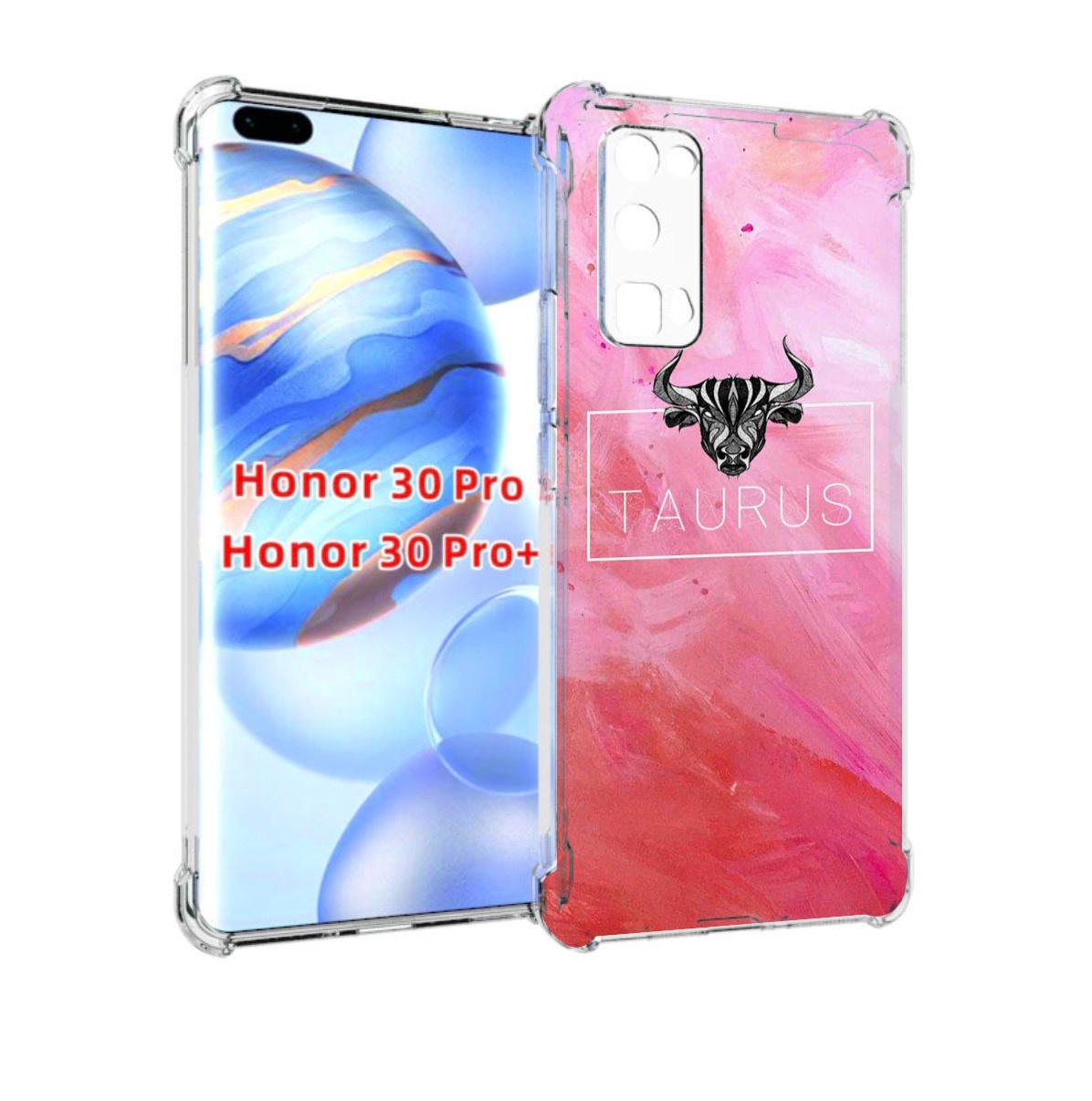 

Чехол бампер MyPads знак-зодиака-телец-3 для Honor 30 Pro, Прозрачный, Tocco