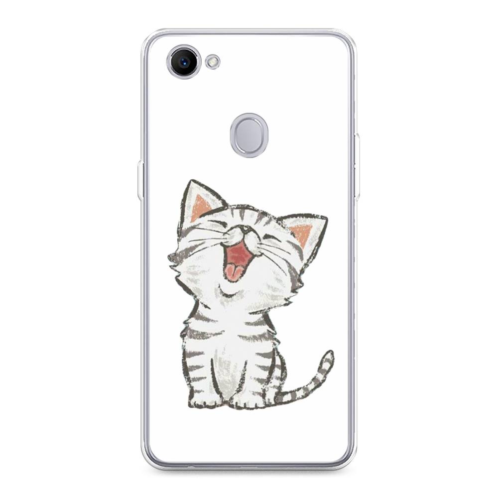 

Чехол Awog на Oppo F7 "Котенок рисованный", Разноцветный, 250350-1