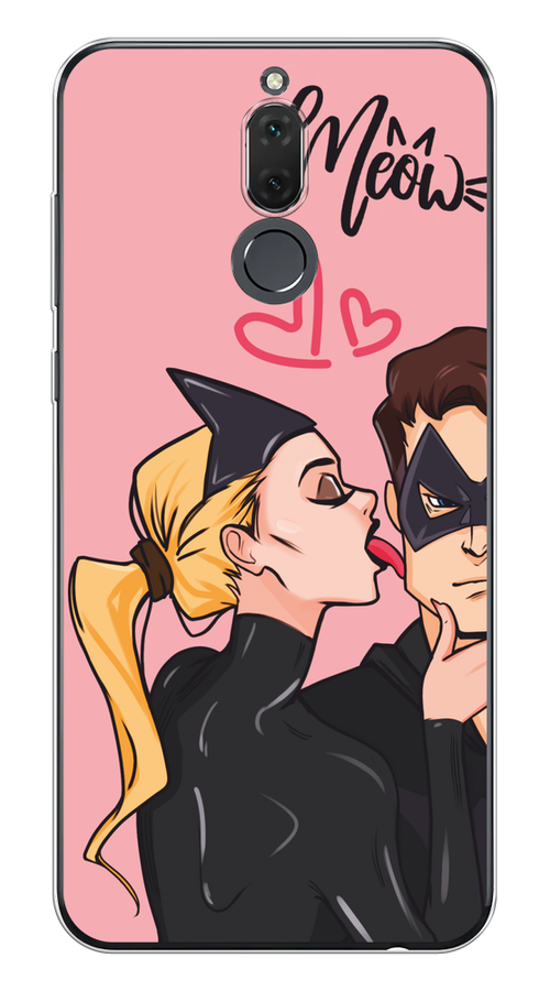 

Чехол Awog на Huawei Nova 2i/Mate 10 Lite "Kiss of Cat Woman", Розовый;черный;бежевый, 6120550-1