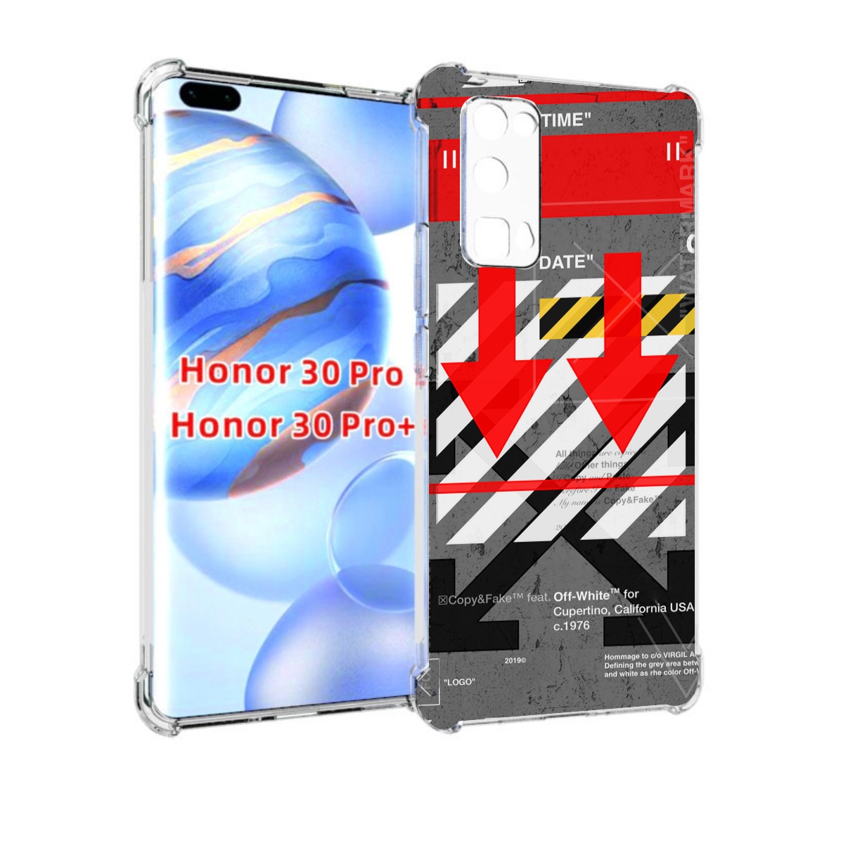 

Чехол бампер MyPads знаки-логотипы для Honor 30 Pro, Прозрачный, Tocco