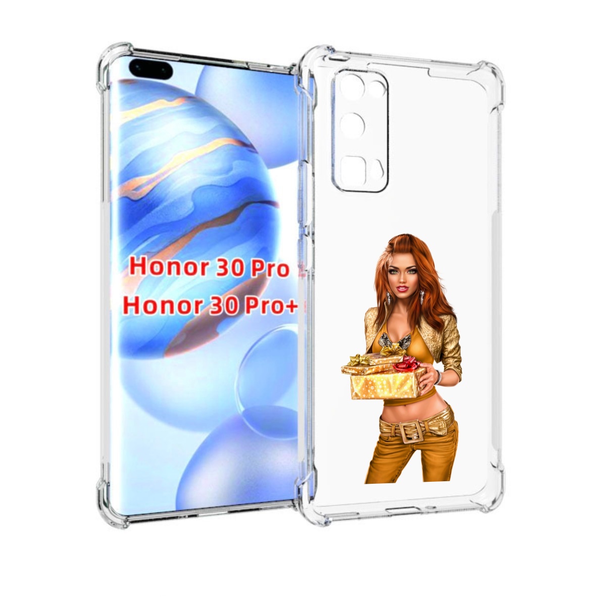 

Чехол бампер MyPads золотая-девочка-с-подарком женский для Huawe, Прозрачный, Tocco