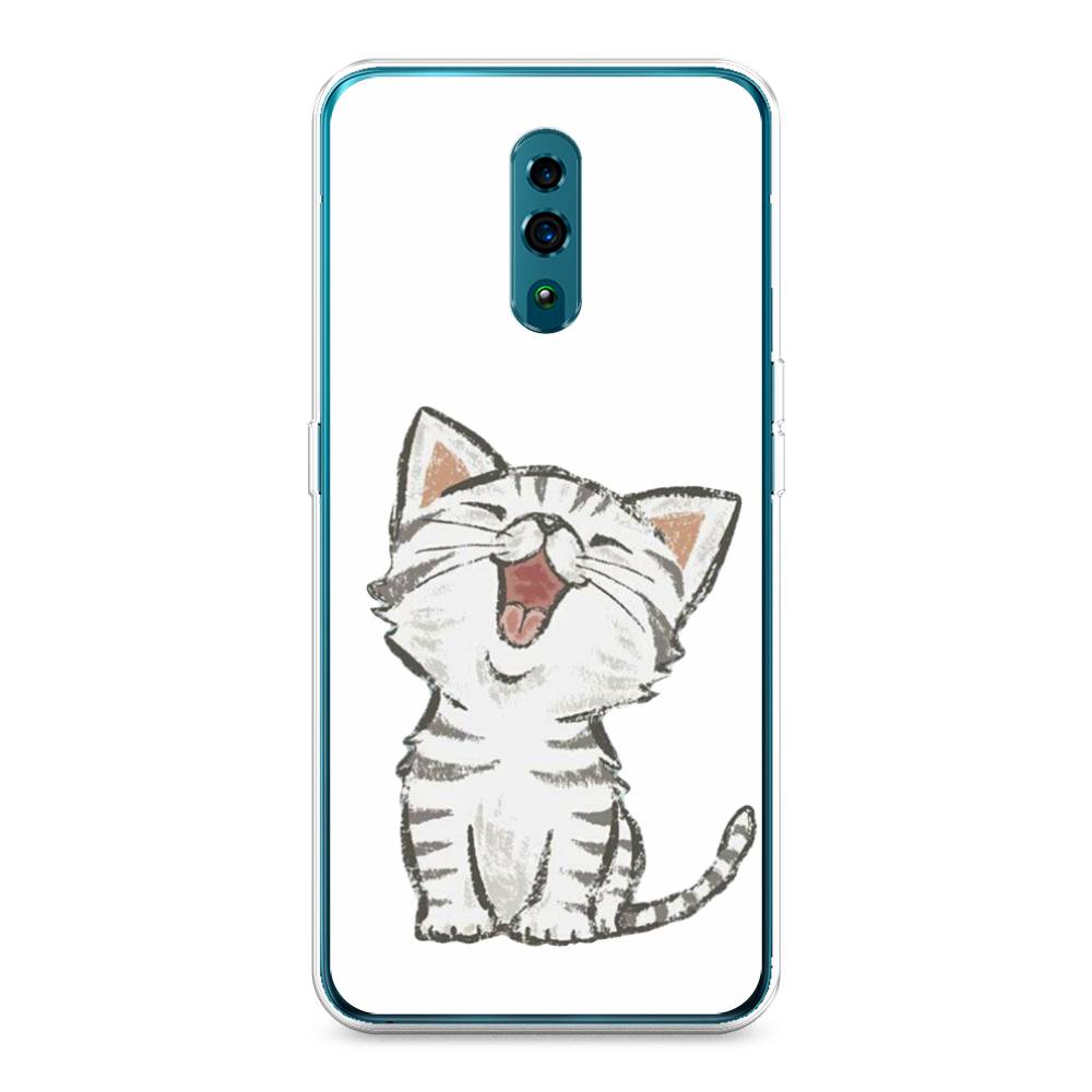 

Чехол Awog на Oppo Reno "Котенок рисованный", Разноцветный, 250750-1