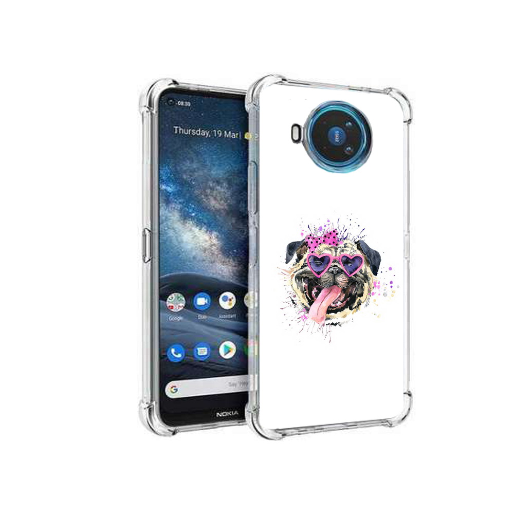 

Чехол MyPads Tocco для Nokia X100 Веселая собака (PT227057.109.43), Прозрачный, Tocco