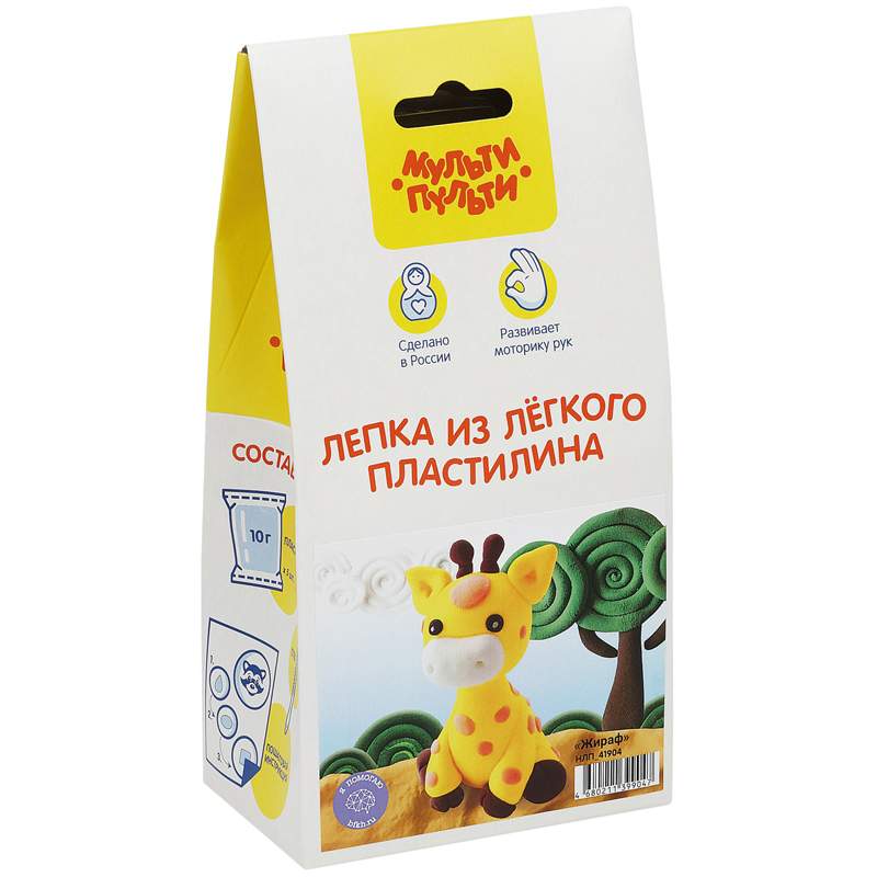 

Набор для лепки Мульти-Пульти арт. 329977, 5 цв. х 3 уп., Черный