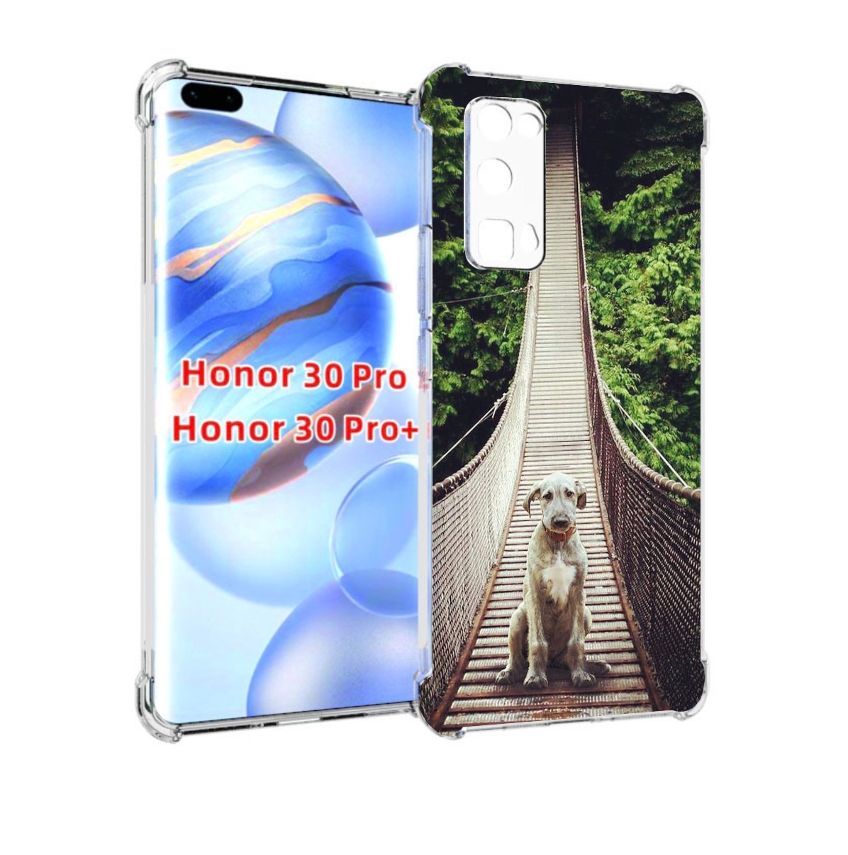 

Чехол бампер MyPads ирландскии волкодав для Honor 30 Pro, Прозрачный, Tocco