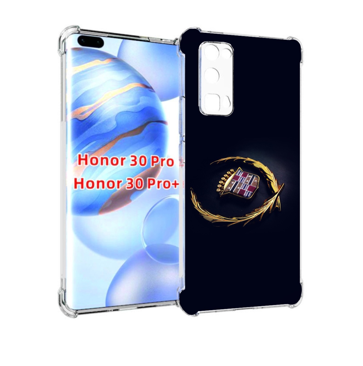 

Чехол бампер MyPads кадилак cadillac 2 для Honor 30 Pro, Прозрачный, Tocco