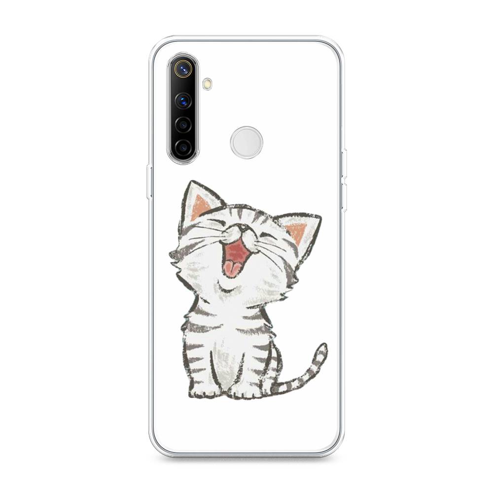 

Чехол Awog на Realme 6i "Котенок рисованный", Разноцветный, 252950-1