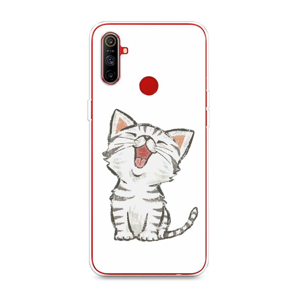 

Чехол Awog на Realme C3 "Котенок рисованный", Разноцветный, 253050-1
