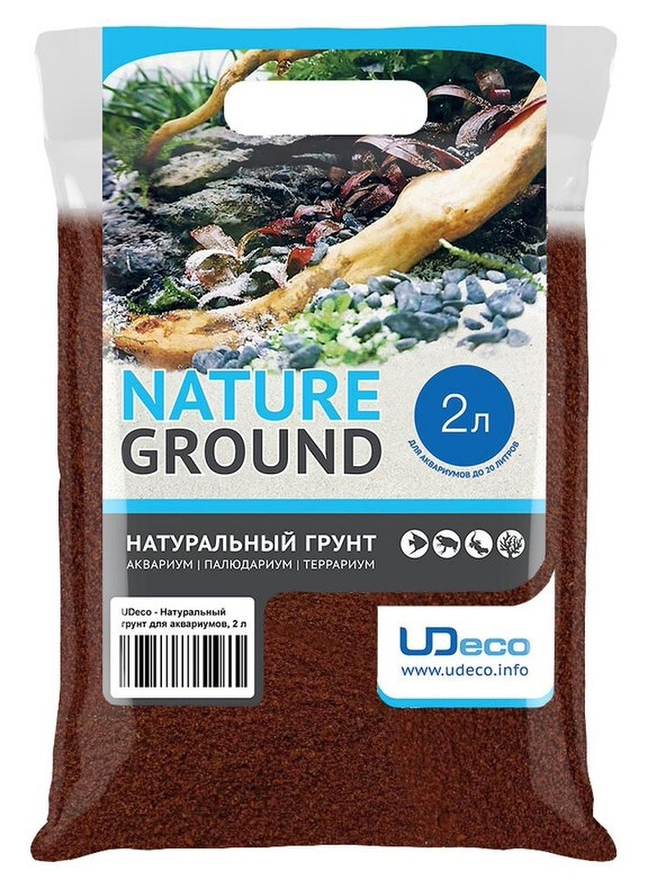 фото Udeco premium lava sand - нат грунт д/акв и терр "лавовый песок", 0,1-0,5 мм, 2 л nobrand