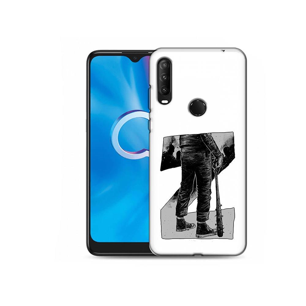

Чехол MyPads Tocco для Alcatel 1S (2020) 5028Y воин черно белый (PT145668.665.265), Tocco