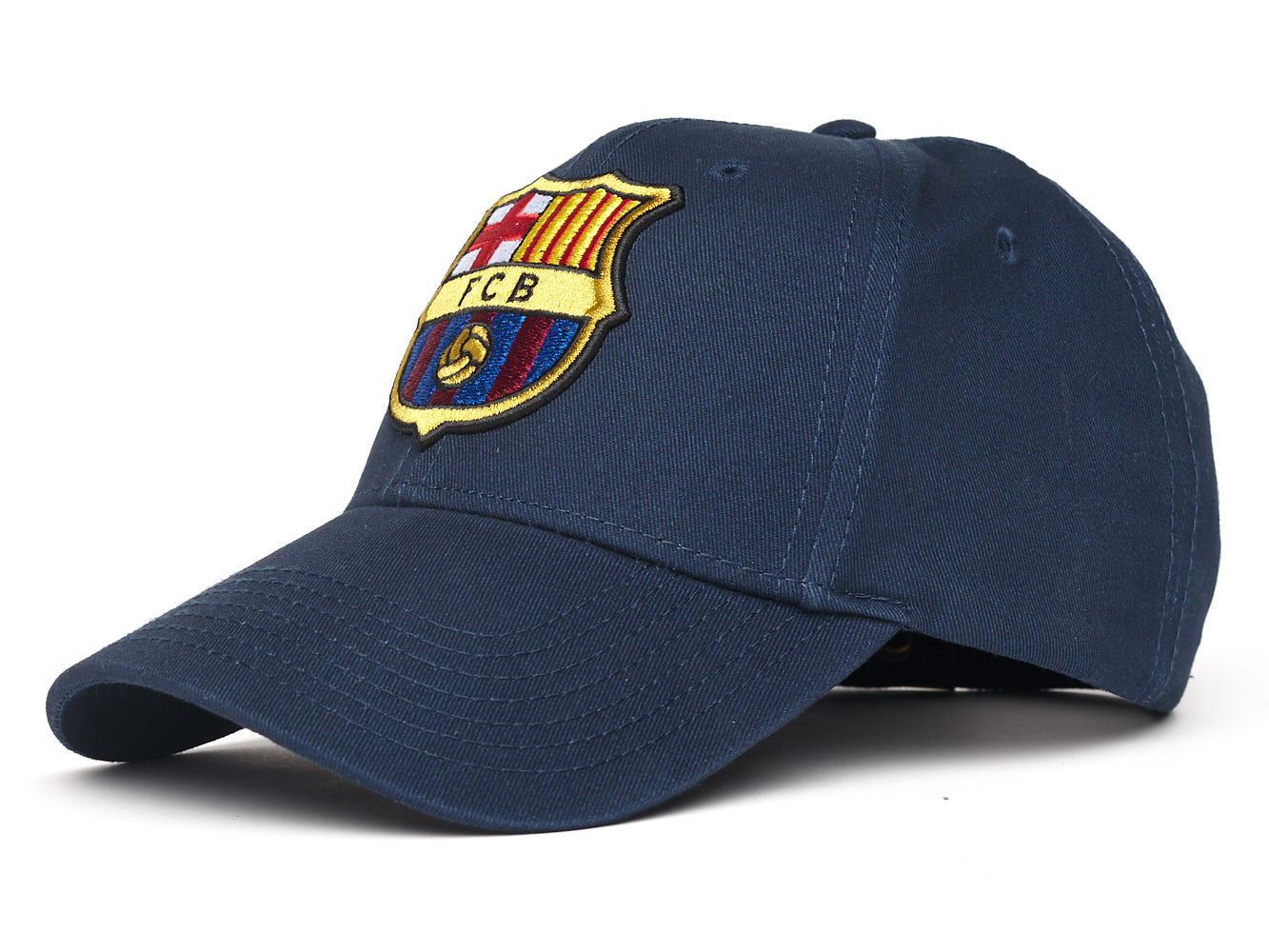 Бейсболка унисекс Atributika&Club ФК Барселона 107752 темно-синяя