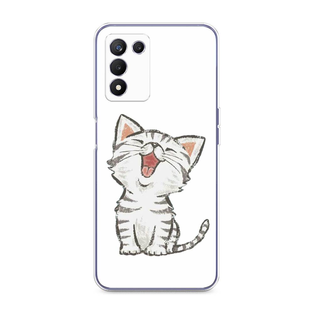

Чехол Awog на Realme Q3s "Котенок рисованный", Разноцветный, 257950-1