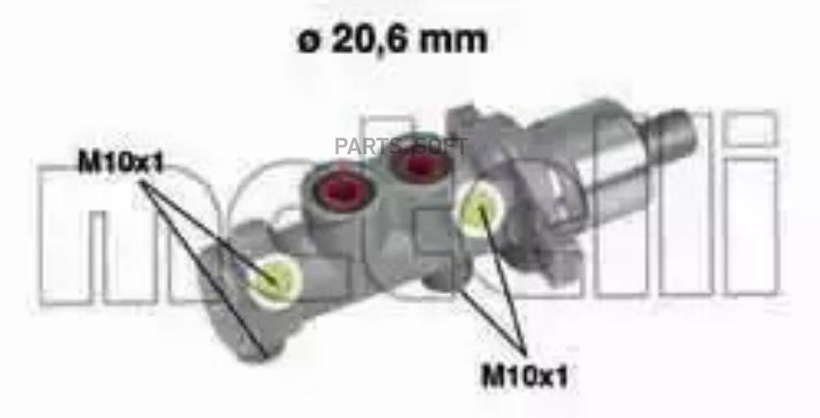 

Главный Тормозной Цилиндр Metelli 050199