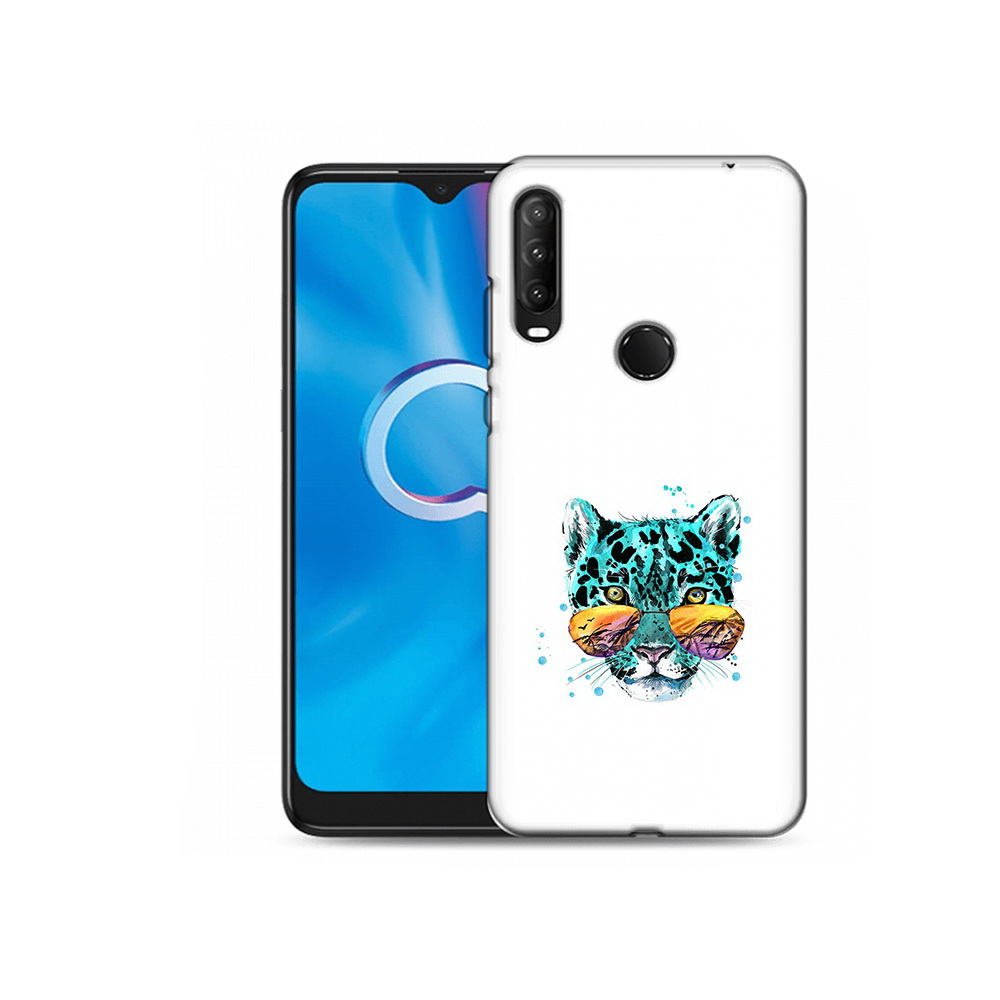 

Чехол MyPads Tocco для Alcatel 1S (2020) 5028Y голубой лео (PT145668.665.294), Прозрачный, Tocco