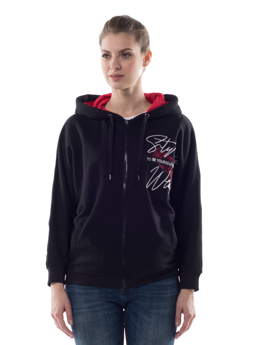 

Толстовка женская A passion play SQ62515 черная M, SQ62515