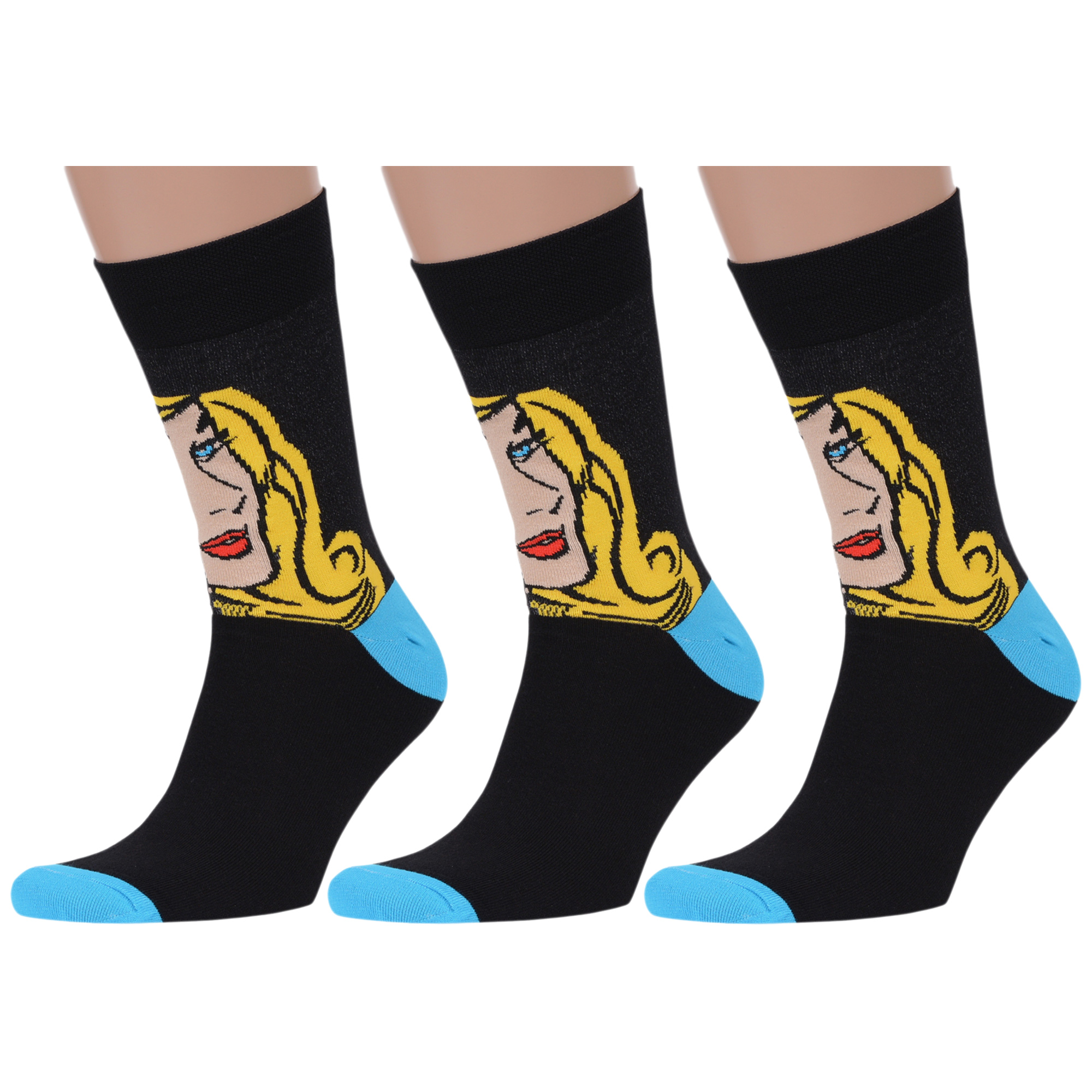 

Комплект носков мужских MoscowSocksClub msk3-М32 черных 29, Черный, msk3-М32